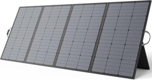 400W Portable Solar Panel, Foldable Solar Panel Kit Complete with Adjustable Kickstand