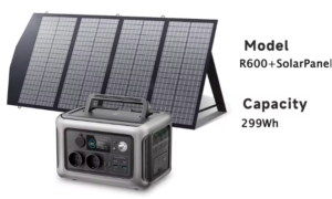 ALLPOWERS R600 Portable Powerstation with Solarpanel